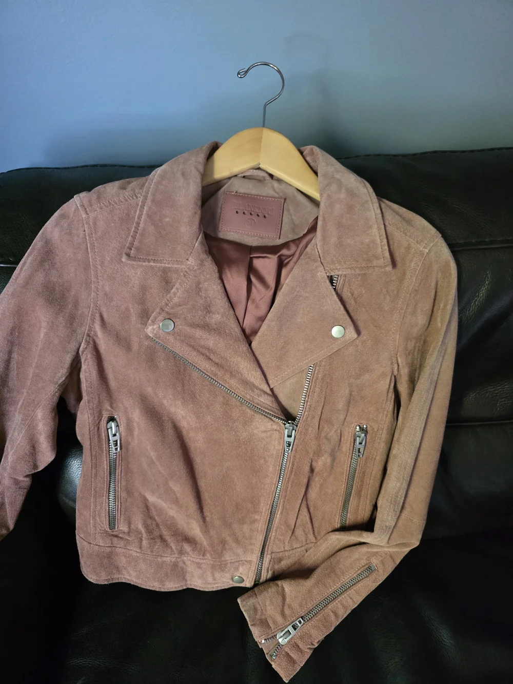 Blank NYC suede moto